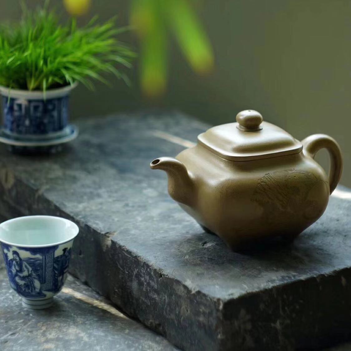 生活的最高境界就是，一茶一壶，悠闲自得，喝喝茶聊聊天.......(图1)